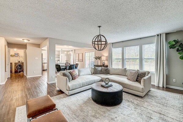 TV, video games, books, offices