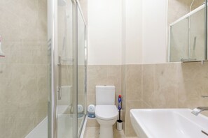 Shower, hair dryer