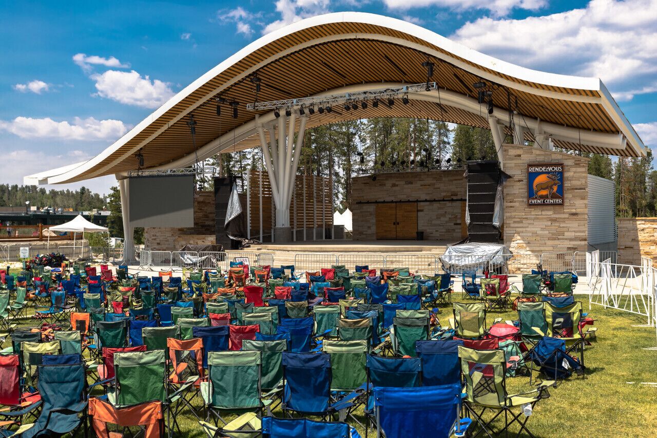 Espace banquet en plein air