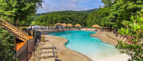 Seasonal outdoor pool