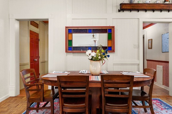 If cooking isn't your thing, walk to Muck & Fuss, a couple of blocks away, for a one-of-a-kind burger and fries.