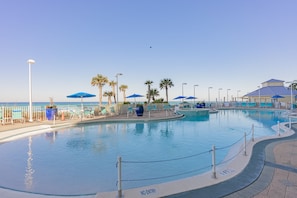Una piscina climatizada