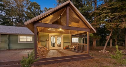 Horse Farm Experience in Genuine Log Cabin