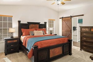 3 bedrooms, iron/ironing board, travel cot, WiFi