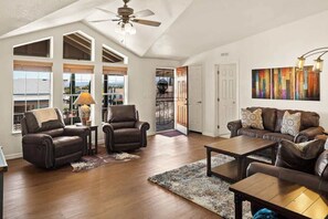 TV, fireplace, streaming services, offices