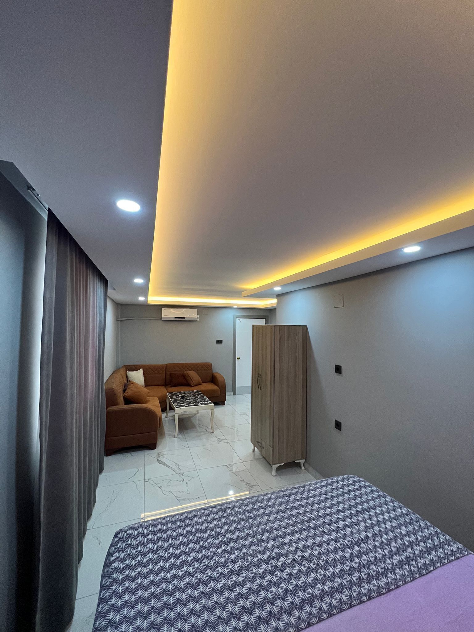 Draps en coton égyptien, literie de qualité supérieure, minibar