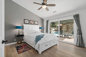 2 habitaciones, escritorio, tabla de planchar con plancha y wifi gratis 