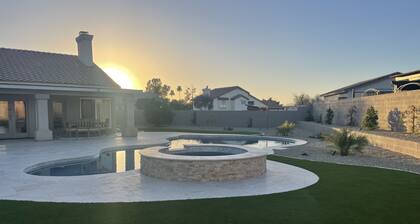 Summer in the Sunshine! Large yard, salt water pool-spa, billiards-ping pong