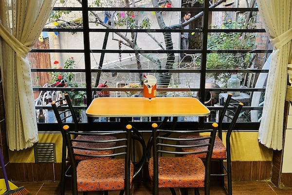 Mini-fridge, microwave, oven, dishwasher