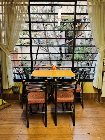 Mini-fridge, microwave, oven, dishwasher