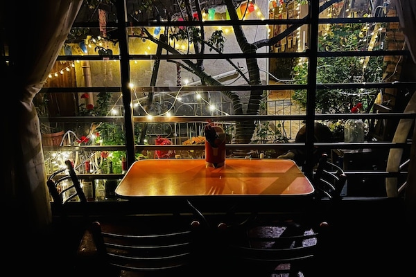 Blick auf den Garten