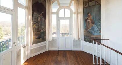 French Manor House in Fontainebleau Forest
