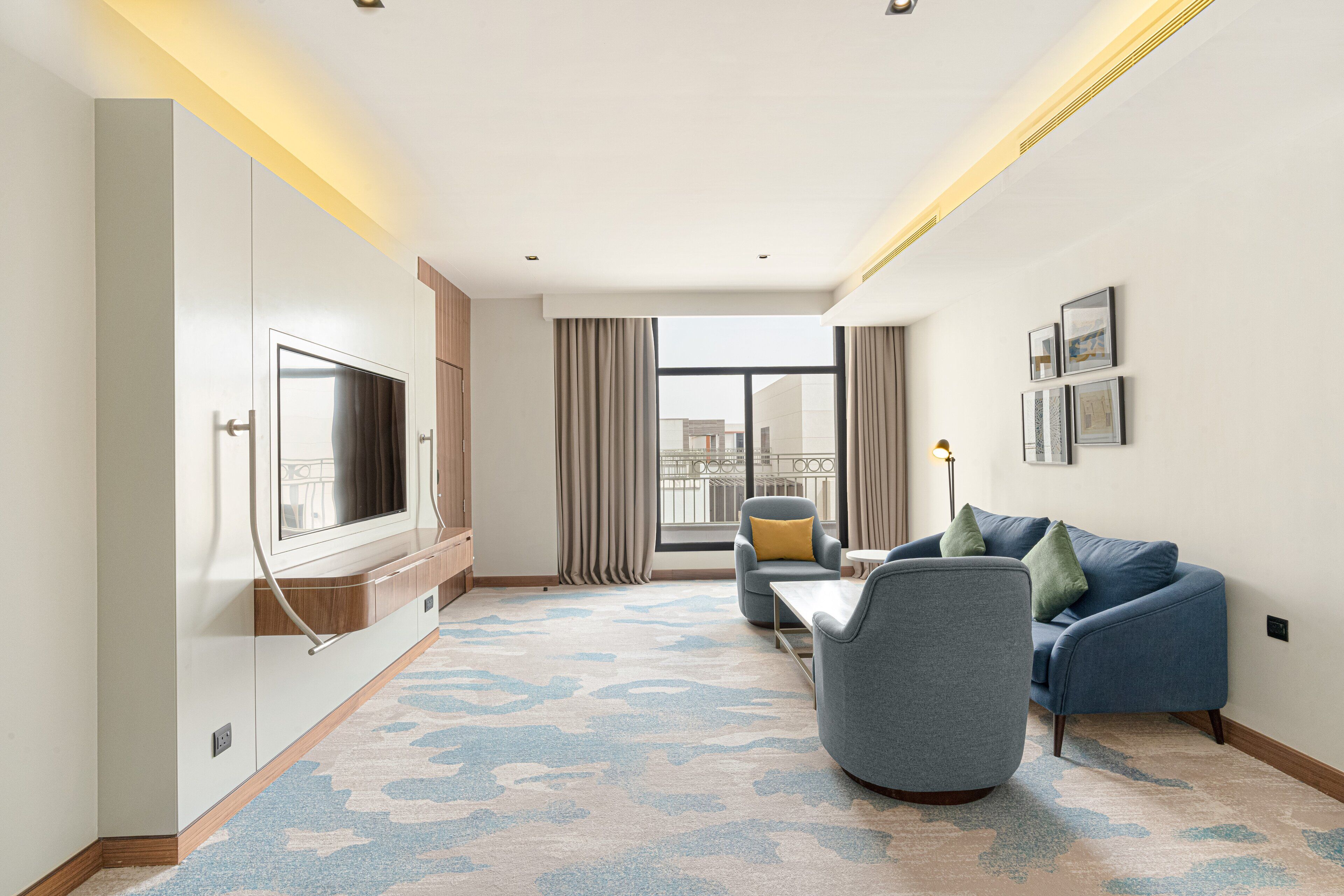 In-room safe, desk, laptop workspace, blackout drapes