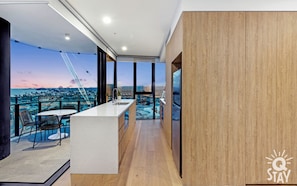 Apartment, 3 Bedrooms | Private kitchen | Full-sized fridge, microwave, oven, stovetop - Casino Private Apartments - QStay (Broadbeach)