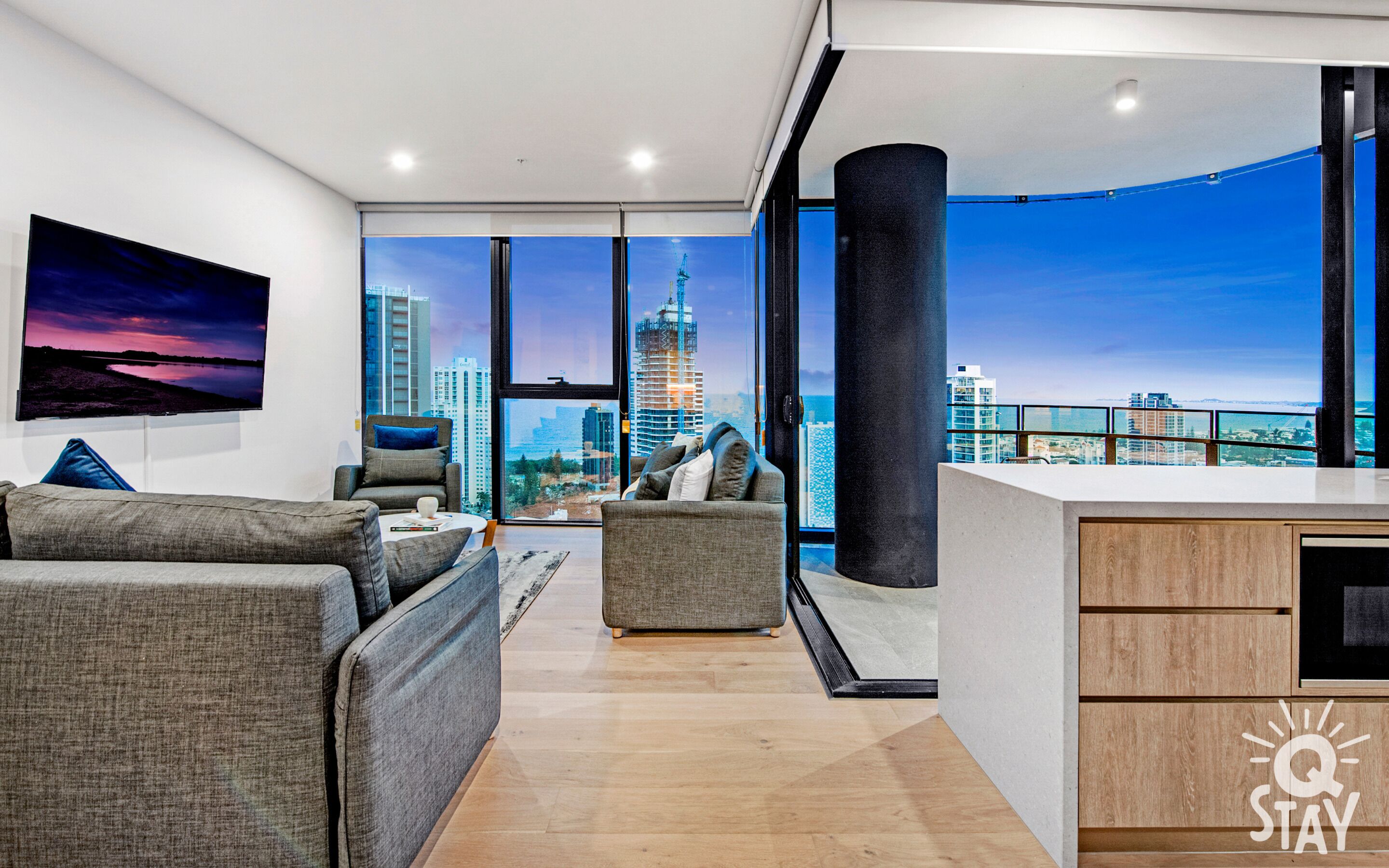 Apartment, 3 Bedrooms | Living area | 18-inch flat-screen TV with digital channels, TV