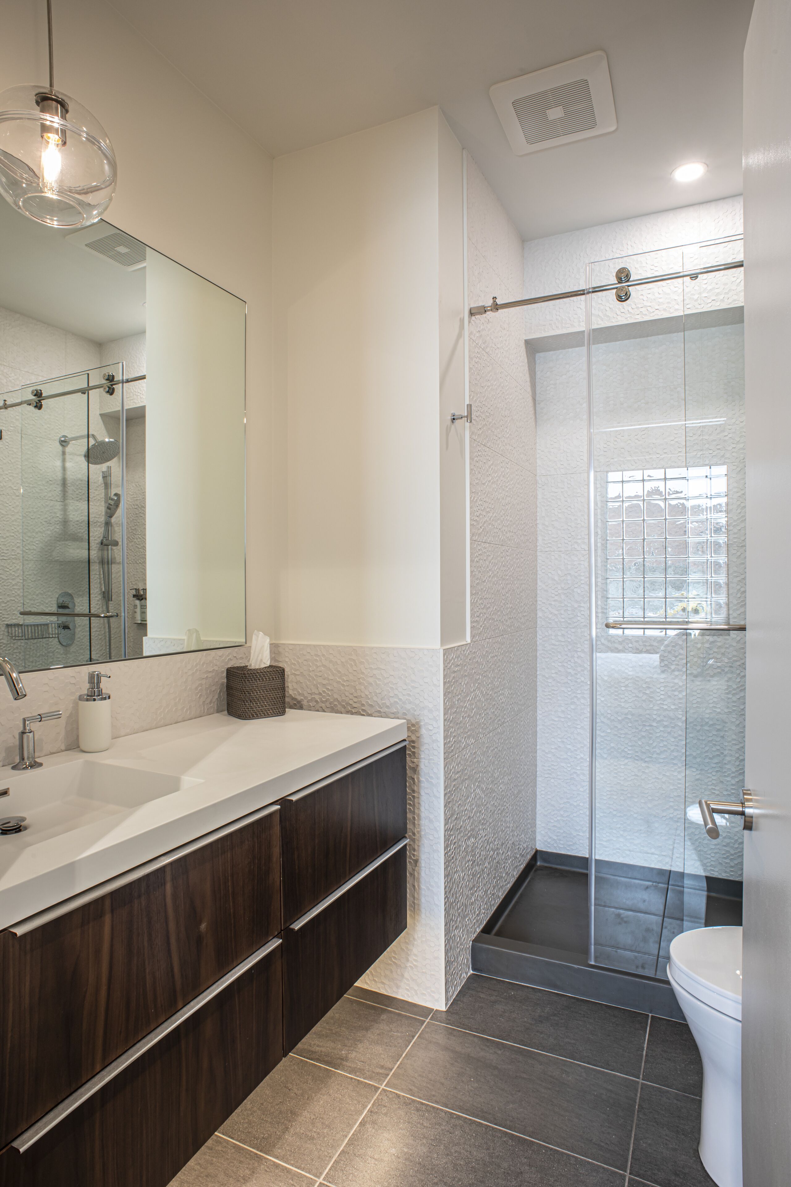 Signature Apartment | Bathroom | Deep soaking tub, hair dryer, towels, soap