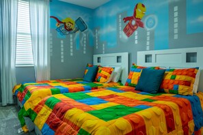 2 bedrooms, iron/ironing board, travel crib, free WiFi