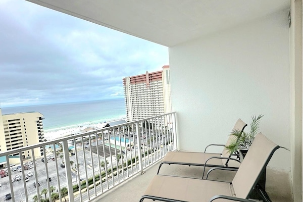 Furnished Balcony with Ocean Views