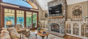 Beautiful lakeside family or corporate retreat with pool, hot tub, and  more!