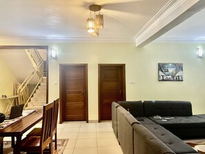 TV, stereo - Captivating 7-Bed House in Kigali, Rwanda (Kigali)