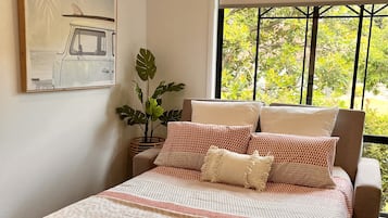 1 bedroom, iron/ironing board, travel crib, free WiFi