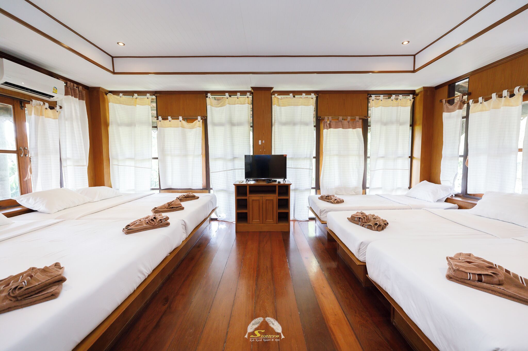 Family Double or Twin Room | Langsir/tirai gelap terus, kalis bunyi, Wi-fi percuma 