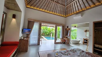 Exclusive Villa, 1 King Bed, Non Smoking, Private Pool | 1 bedroom, minibar, in-room safe, free WiFi