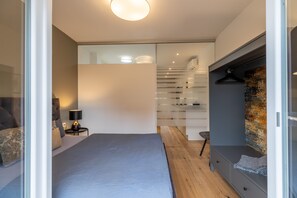 1 makuuhuone, vauvan matkasänky, ilmainen Wi-Fi, vuodevaatteet