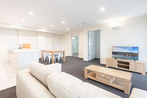 52-inch Smart TV with digital channels, TV - Warners Bay Apartments (Warners Bay)