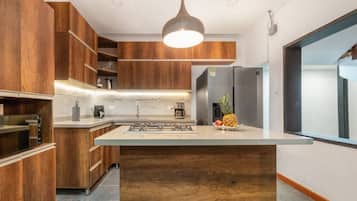 KĂŒhlschrank, Mikrowelle, Ofen, Herdplatte