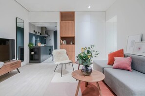 Suite Élite | 1 chambre, coffres-forts dans les chambres, bureau, rideaux occultants
