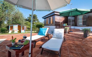 Terrace/patio - ClickSardegna Villa Angelica with pool and playhouse (Alghero)