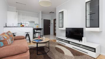 Căn hộ, 1 phòng ngủ, ban công | Phòng khách