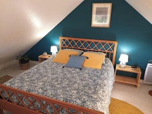 1 bedroom, iron/ironing board, travel crib, free WiFi