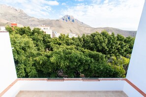 Blick vom Balkon