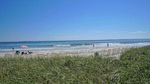 On the beach