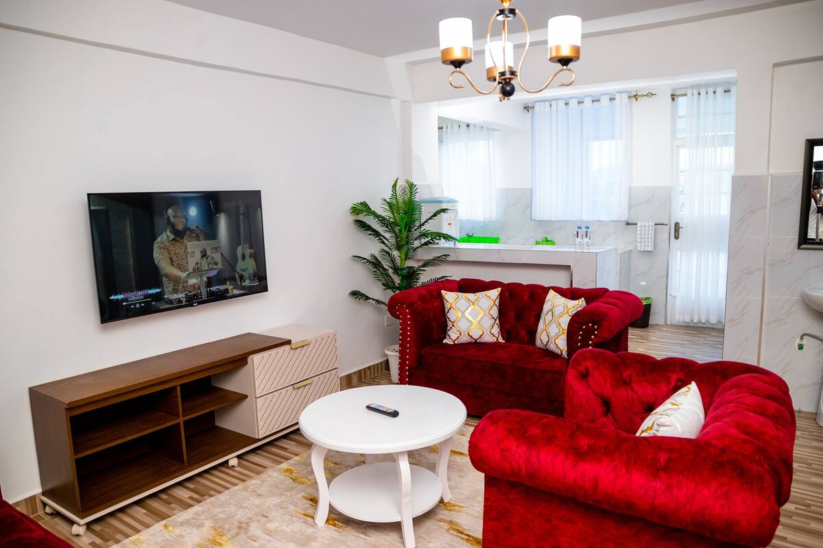 Suite – deluxe, 2 soverom | Oppholdsområde