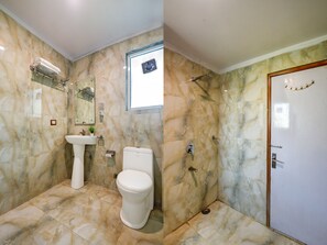 Family Room | Bathroom | Shower, soap, shampoo, toilet paper