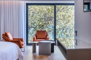 Grand Suite Sea View | Living area - Amario Suites Hotel (Aigialeia)