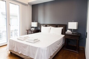 Apartamento de lujo | 2 dormitorios, tabla de planchar con plancha, wifi gratis