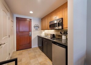Studio | Private kitchen | Coffee/tea maker, toaster - Sixth Floor Studio with Village and Mountain View - Fraser Crossing/Founders Pointe Premium-Rated 4669 (Winter Park)