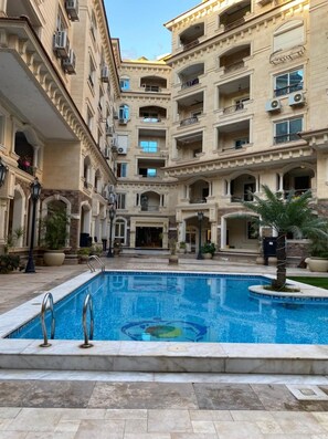 Indoor pool, outdoor pool