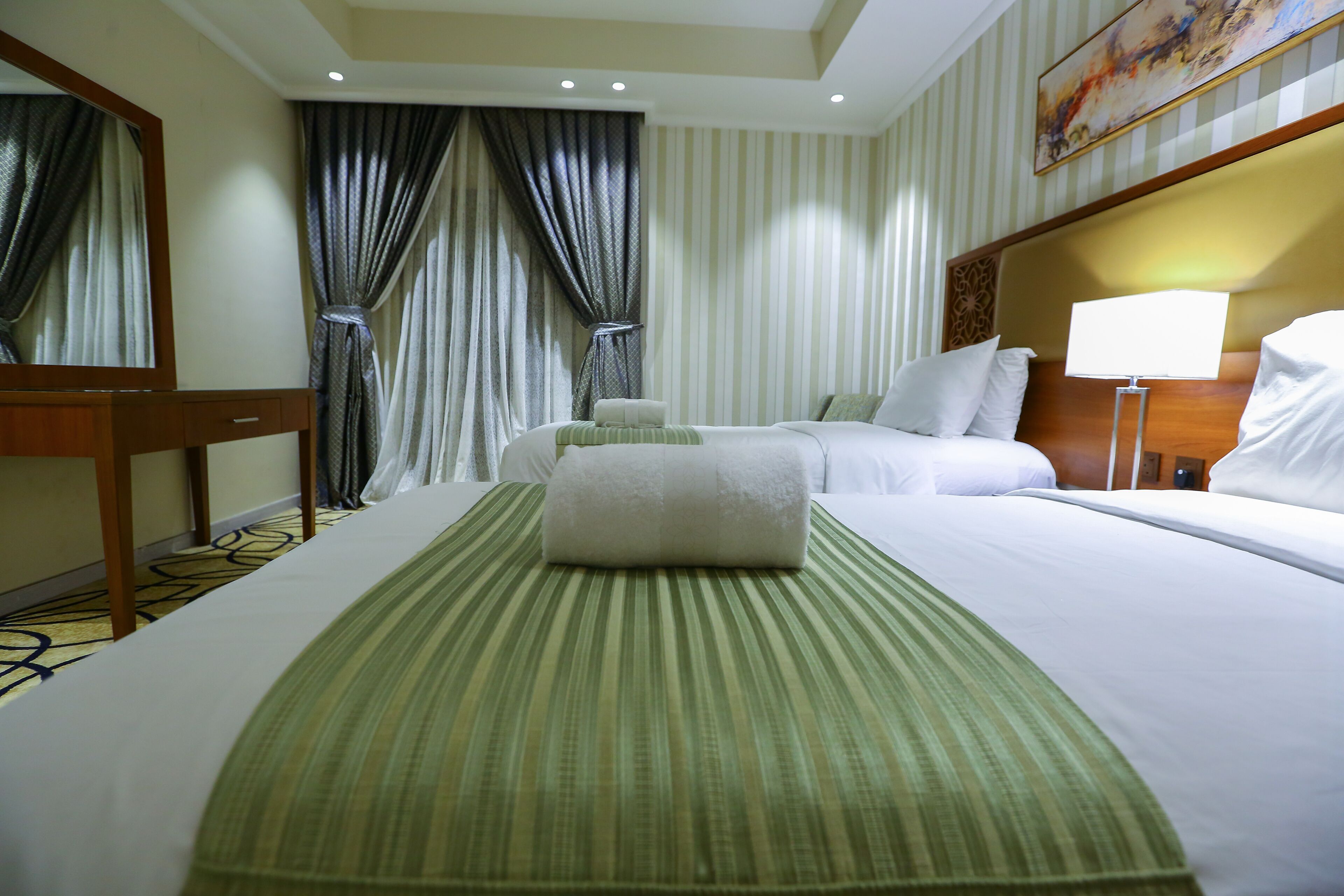In-room safe, blackout curtains, soundproofing, iron/ironing board
