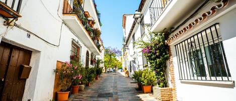 Overnatningsstedets område