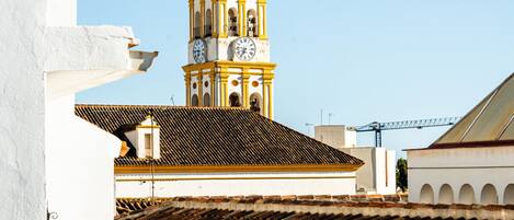 Blick von der Unterkunft