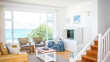 Flat-screen TV, DVD player