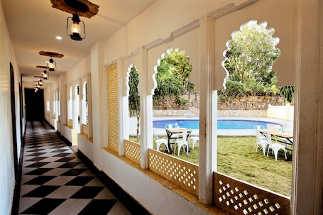 Interior detail. The Kanchangarh Resort