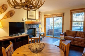 TV, fireplace, offices - 2BR Ski-In/Ski-Out Keystone Condo-Walk to Slopes! (Dillon)
