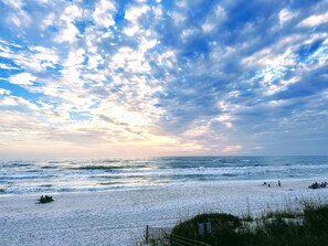 Sun-loungers, beach towels