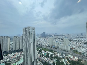 Blick von der Unterkunft